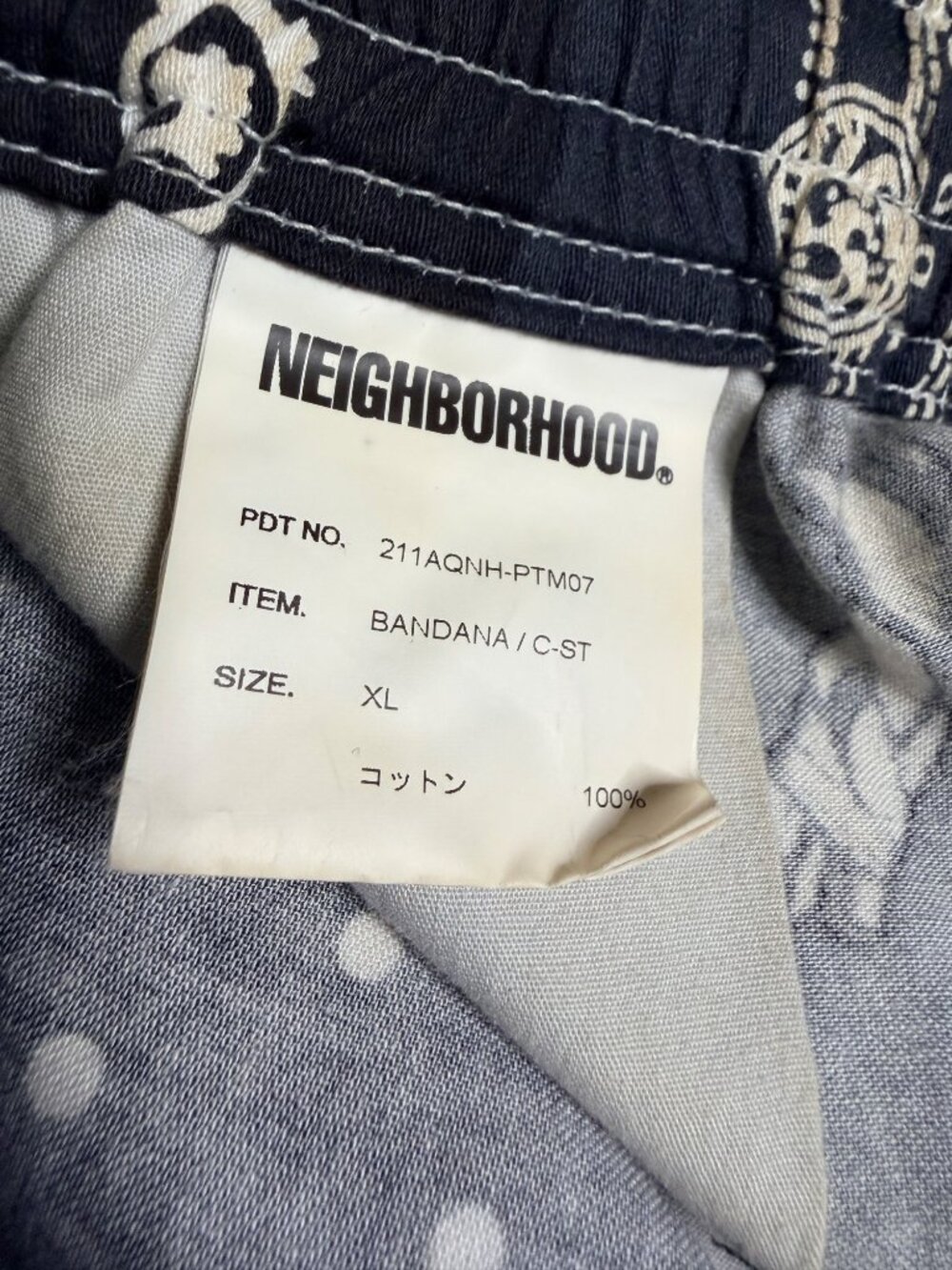 Neighborhood x Dro Lab Custom 1/1 Reworked Reworked Dyed Distressed Shorts - Picture 4 of 9